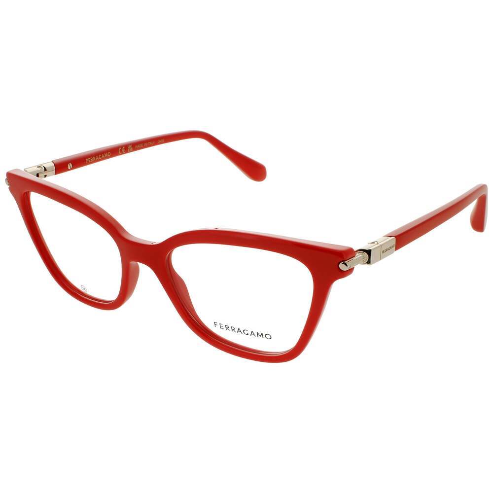 NWT Salvatore Ferragamo SF2991 Red 51mm Eyeglasses